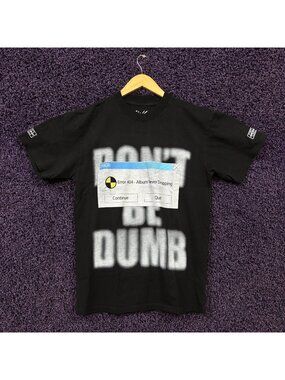 Asap Rocky Don't Be A Dumb Error 404 T-Shirt Size Small